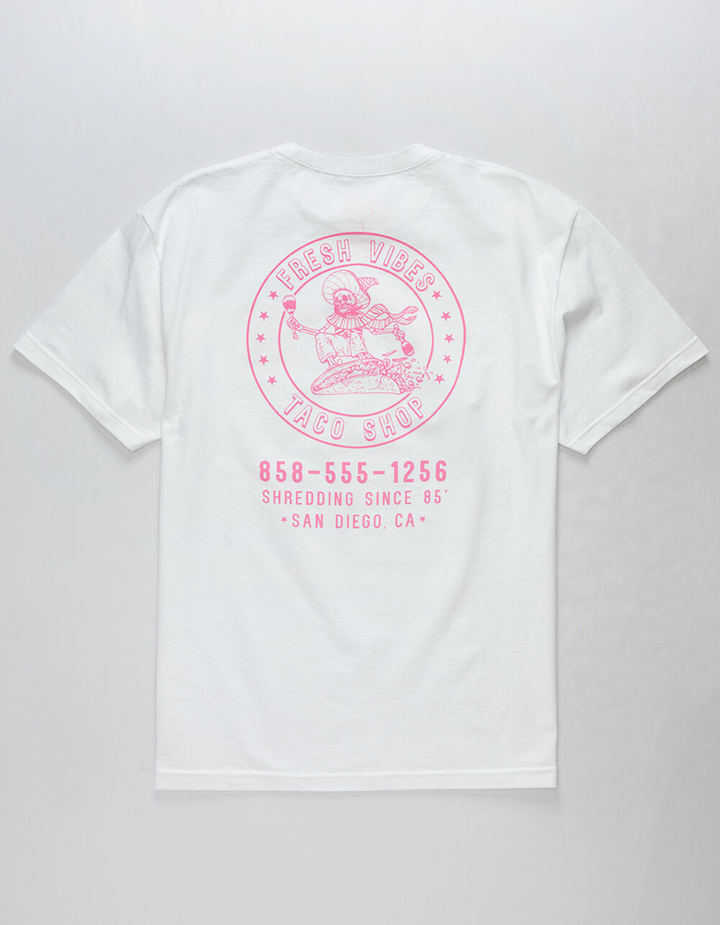 FRESH VIBES Taco Shop Mens T-Shirt image number 0