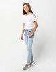 RSQ Cali High Rise Crop Light Wash Girls Skinny Jeans image number 2