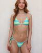 DIPPIN' DAISY'S Palm Tie Back Triangle Bikini Top image number 4