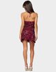 EDIKTED Adria Bead & Sequin Mini Dress image number 3