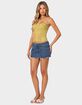 EDIKTED Avena Linen Look Lacey Corset image number 4