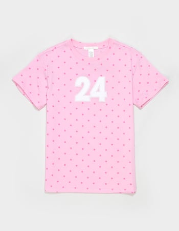 FULL TILT 24 Dot Girls Boyfriend Tee Primary Image