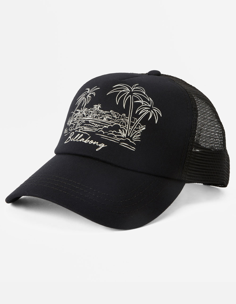 BILLABONG Aloha Forever Black Womens Trucker Hat image number 1