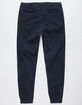 CHARLES AND A HALF Midnight Blue Mens Twill Jogger Pants image number 5