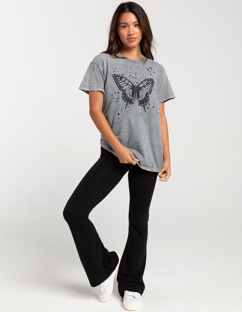 FULL TILT Butterfly Womens Boyfriend Tee image number 3