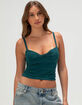 TILLYS Butter Soft Double Layer Womens Twist Cami image number 1