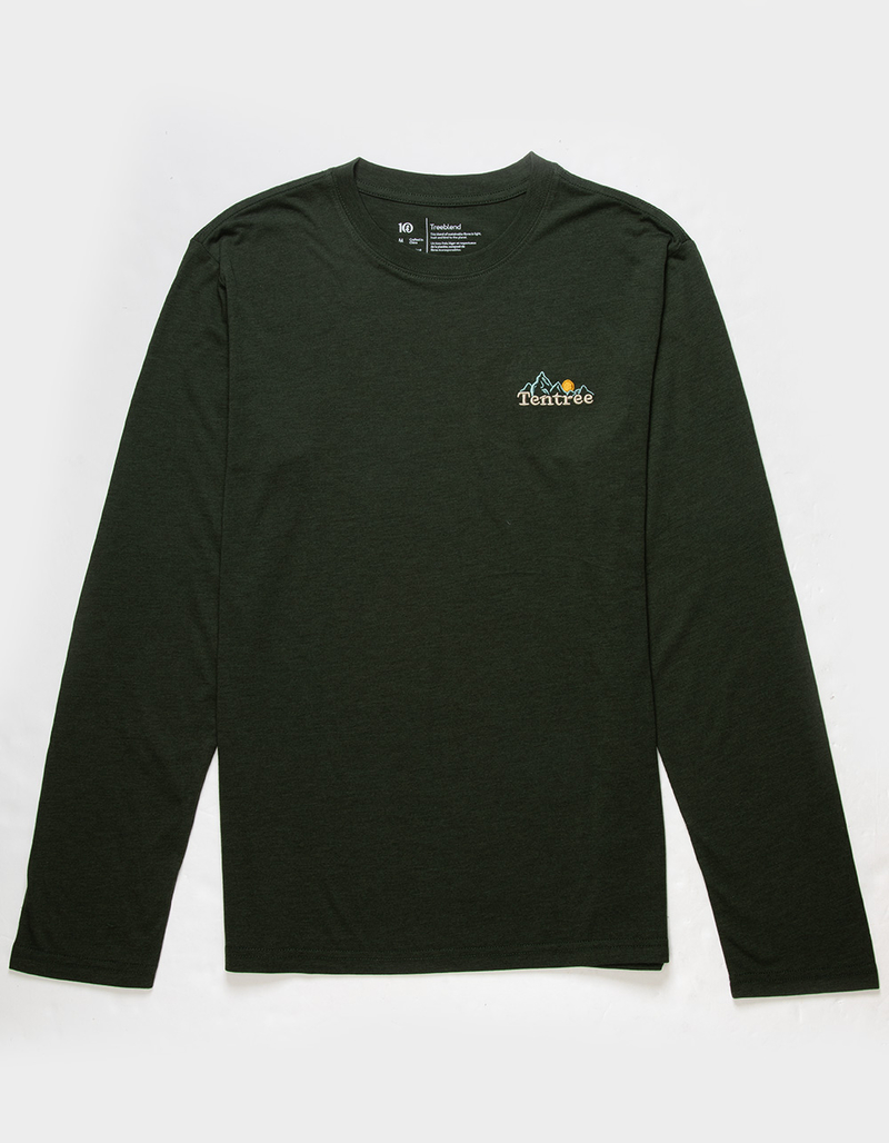 TENTREE Mountain Wordmark Mens Long Sleeve Tee image number 0