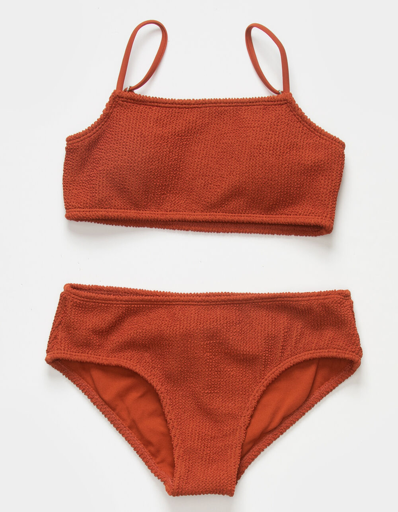 FULL TILT Square Neck Girls Bralette Bikini Set image number 0