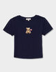 BEAR Teddy Flag Womens Baby Tee image number 2