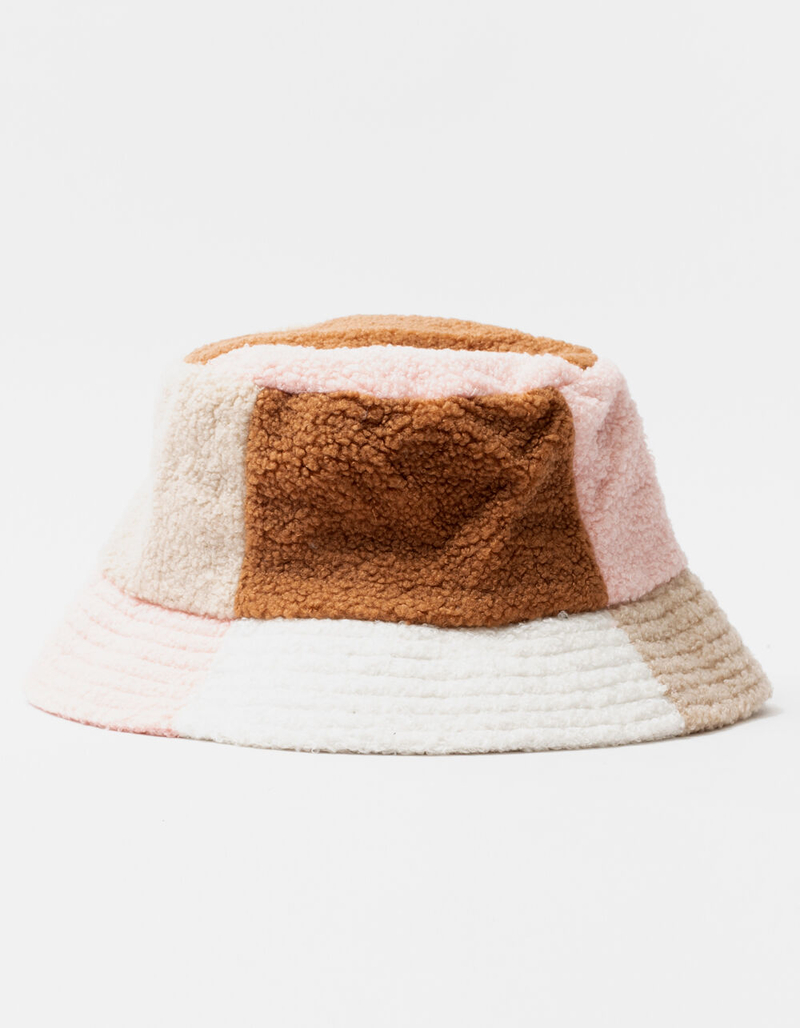 Sherpa Patchwork Bucket Hat image number 1