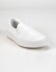 SODA Reign Girls White Slip-On Shoes image number 2