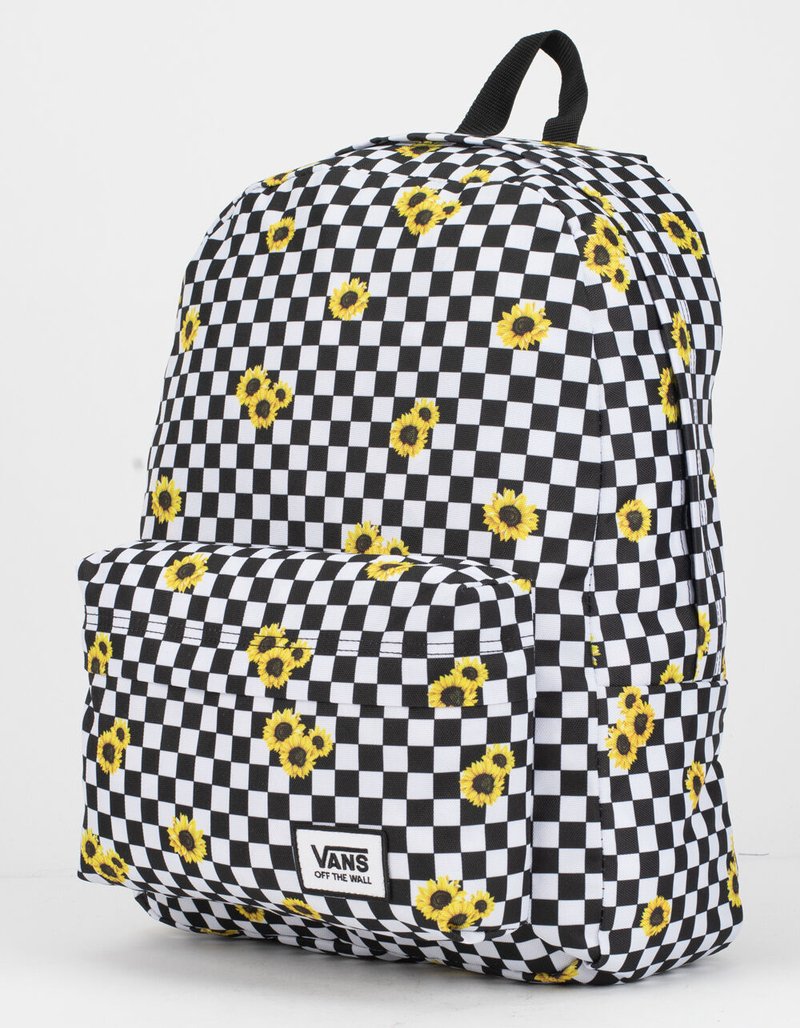 VANS Realm Sunflower Checkerboard Backpack image number 1