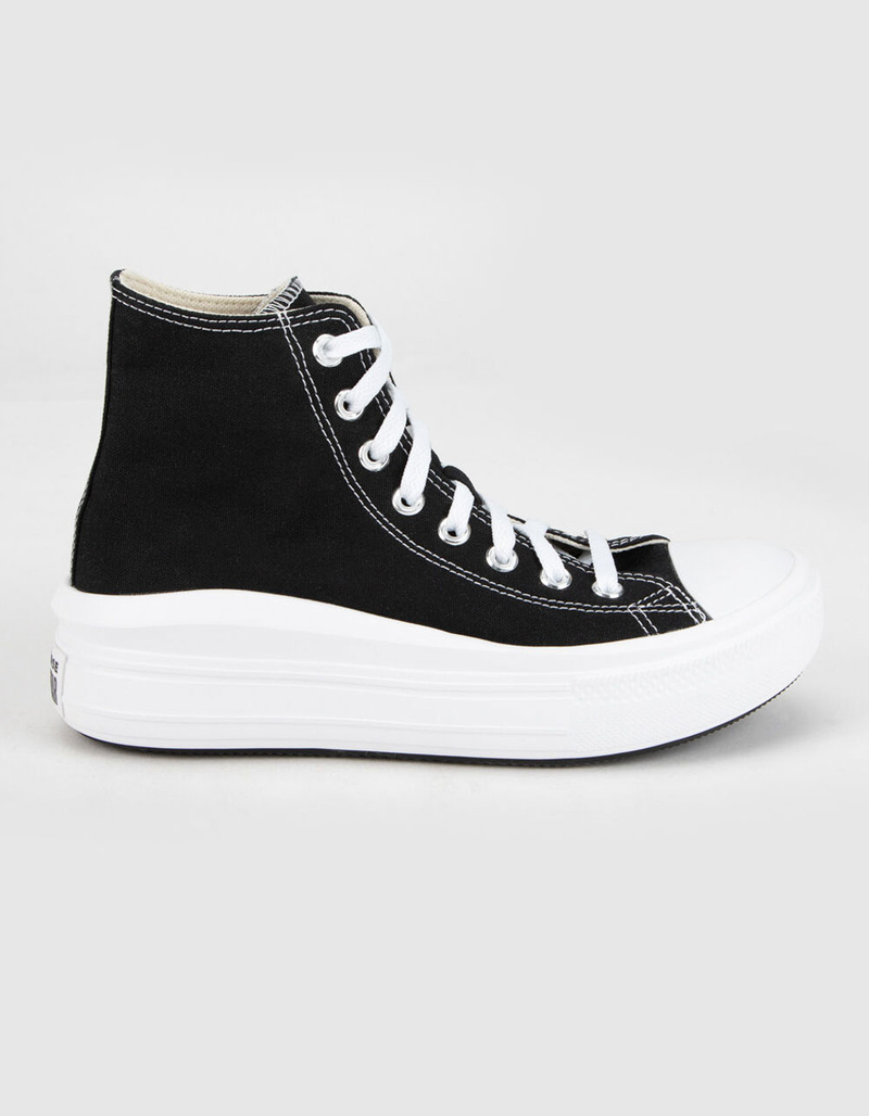 CONVERSE Chuck Taylor All Star Move Womens Black Platform High Top Shoes image number 0