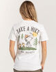 RIOT SOCIETY Take A Hike Peanuts Womens Tee image number 1