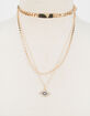 FULL TILT Chunky Layer Evil Eye Necklace image number 2