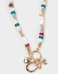 FULL TILT Beaded Bow/Horse/Shoe Charm Necklace image number 2