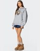 EDIKTED Leopard 8 Oversized Hoodie image number 4