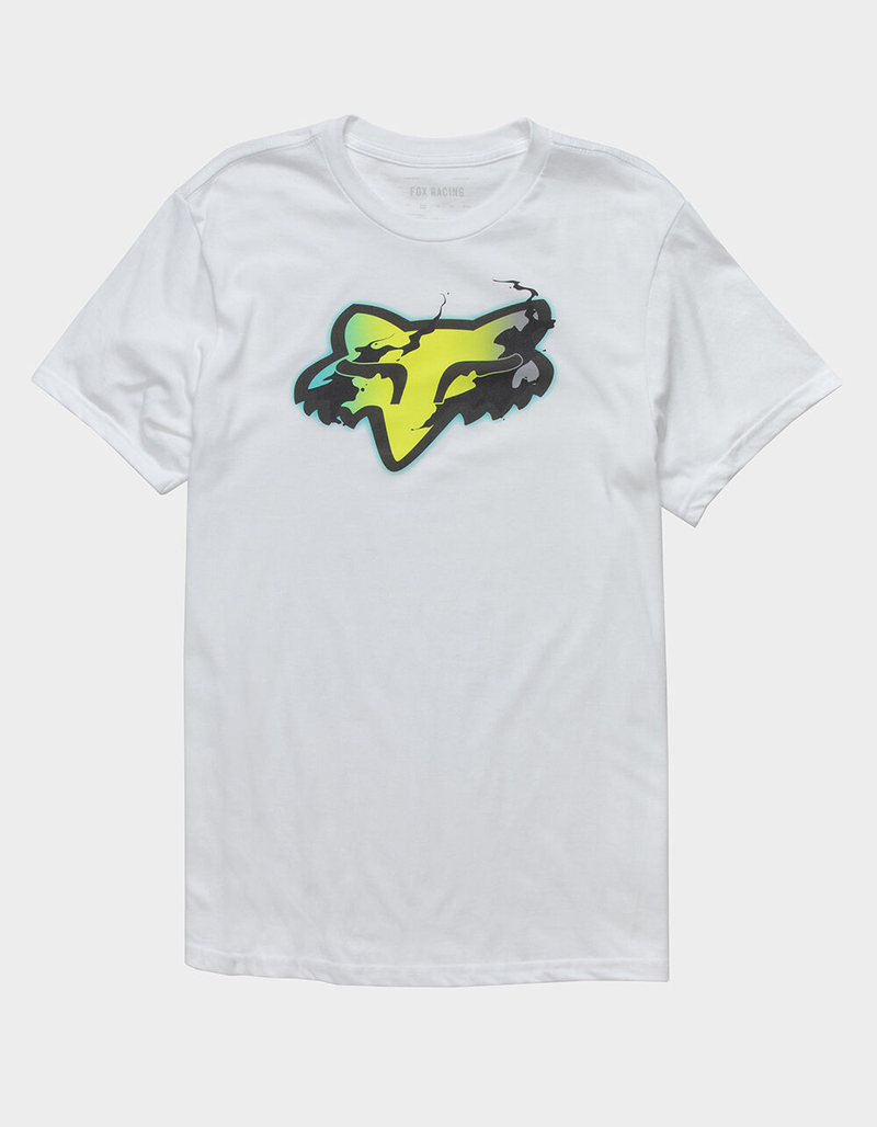 FOX Pyre Mens White T-Shirt image number 0