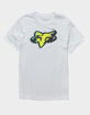 FOX Pyre Mens White T-Shirt image number 1