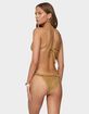 EDIKTED Gilda Faux Suede Bikini Bottoms image number 3