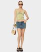 EDIKTED Yarah Keyhole Textured Ribbed Tank Top image number 4