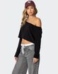 EDIKTED Cropped Off Shoulder Top image number 4