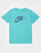 NIKE Sportswear Club Essential Camo Boys Tee image number 2