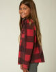 O'NEILL Bluff Plaid Girls Black/Red Top image number 4