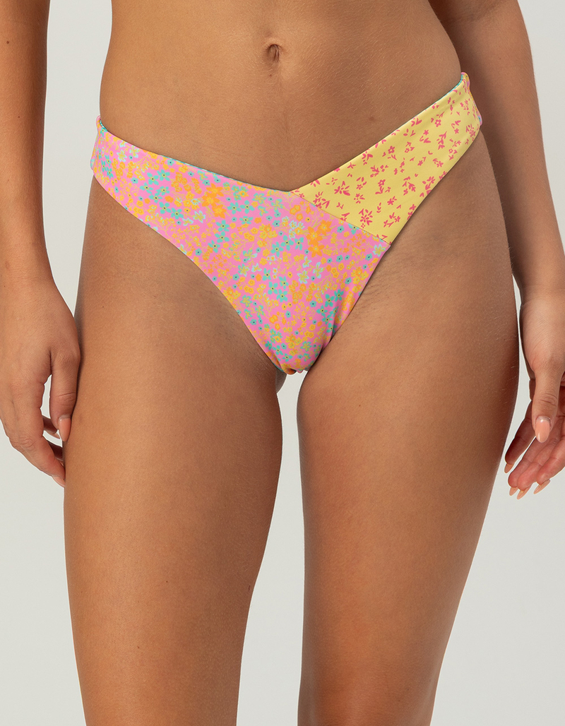 BILLABONG Babe Alert Reversible Hike Skimpy Bikini Bottoms image number 1