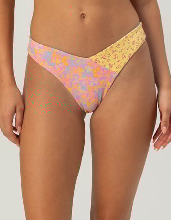 BILLABONG Babe Alert Reversible Hike Skimpy Bikini Bottoms Alternative Image