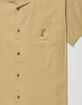 OBEY Beale Mens Button Up Shirt image number 2
