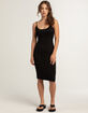RSQ Womens Knit Bodycon Midi Dress image number 1