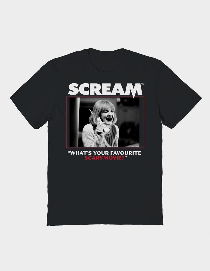 SCREAM What's Your Favorite Scary Movie Unisex Tee image number 0