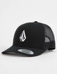 VOLCOM Full Stone Cheese Black Mens Trucker Hat image number 1