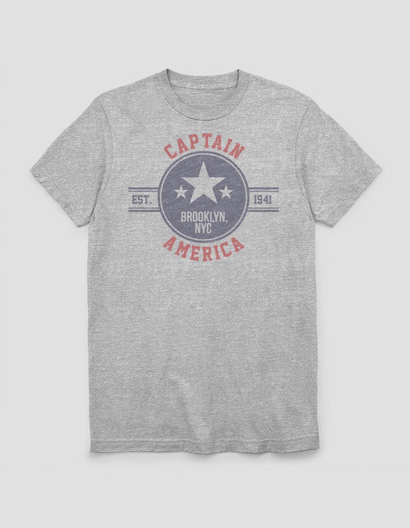 CAPTAIN AMERICA Brooklyn Star Unisex Tee image number 0