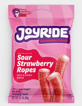 JOYRIDE Sour Strawberry Candy Ropes Primary Image