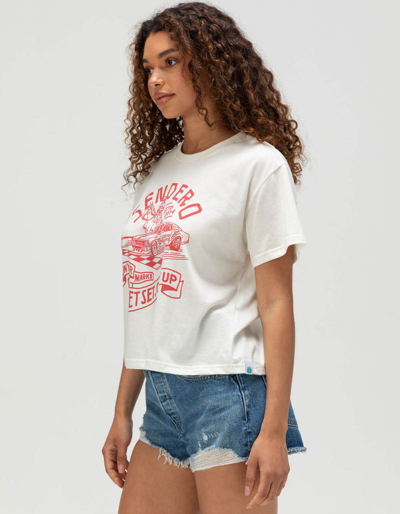 SENDERO PROVISIONS CO. Giddy Up Womens Crop Boxy Tee image number 2