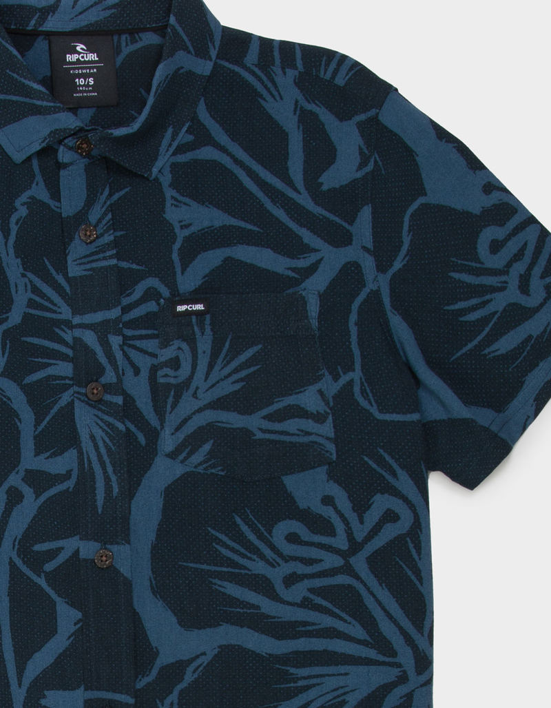 RIP CURL Artist Of The Search - Cody Welsh Boys Button Up Shirt image number 1
