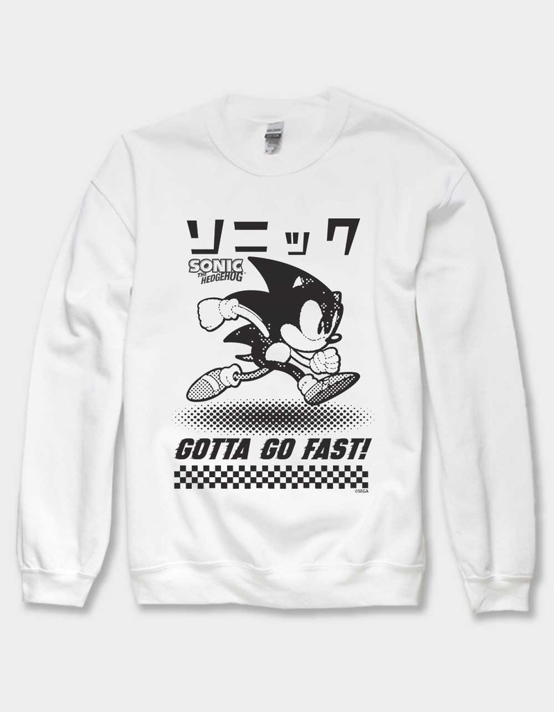 SONIC THE HEDGEHOG Gotta Go Fast Unisex Crewneck Sweatshirt image number 0