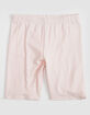 WHITE FAWN Solid Girls Light Pink Bike Shorts image number 1
