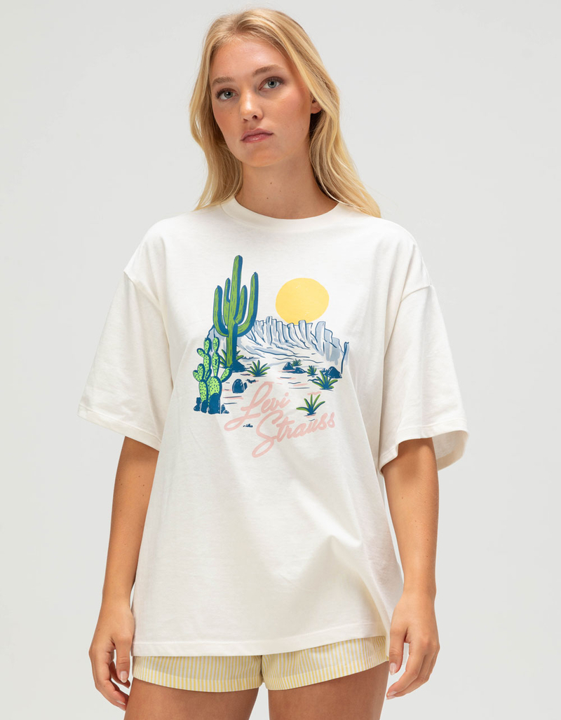 LEVI'S Short Stack Womens Oversized Tee image number 0