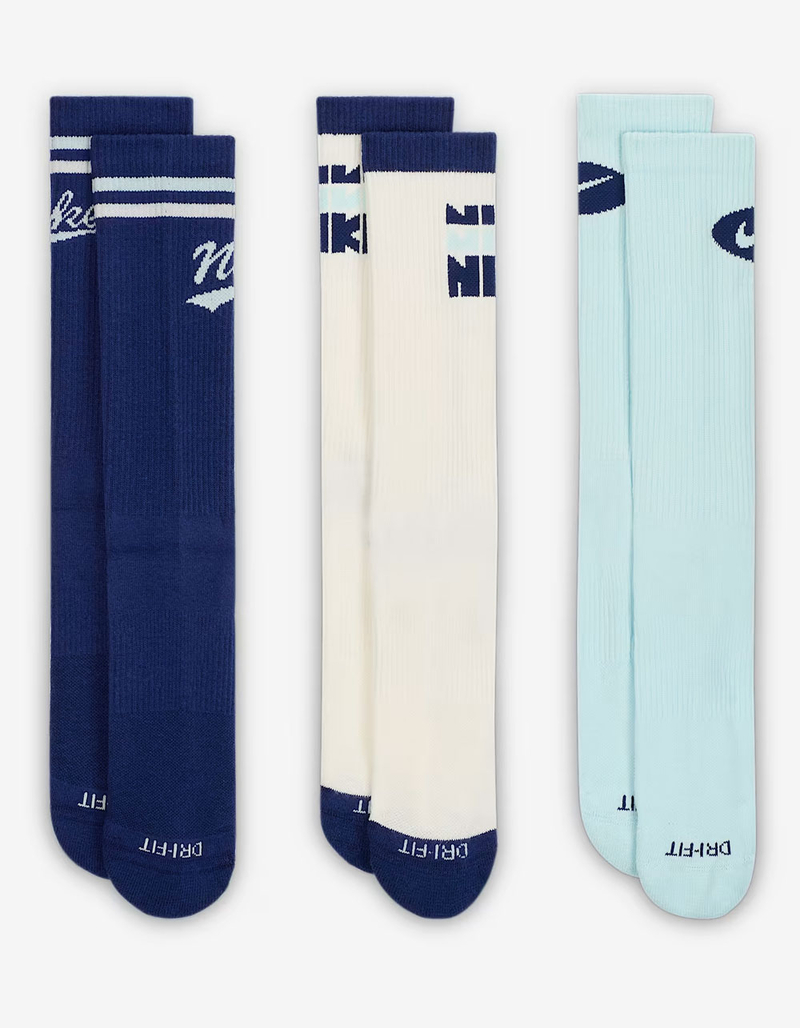 NIKE Everyday Plus 3 Pack Crew Socks image number 0