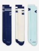 NIKE Everyday Plus 3 Pack Crew Socks image number 1
