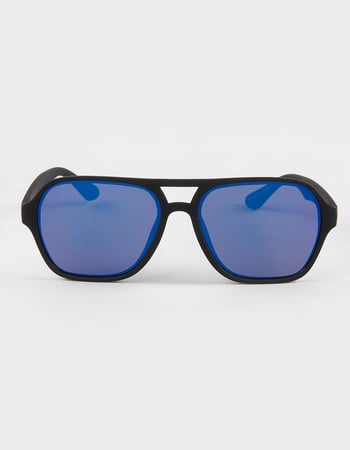 RSQ Matte Plastic Aviator Sunglasses Alternative Image