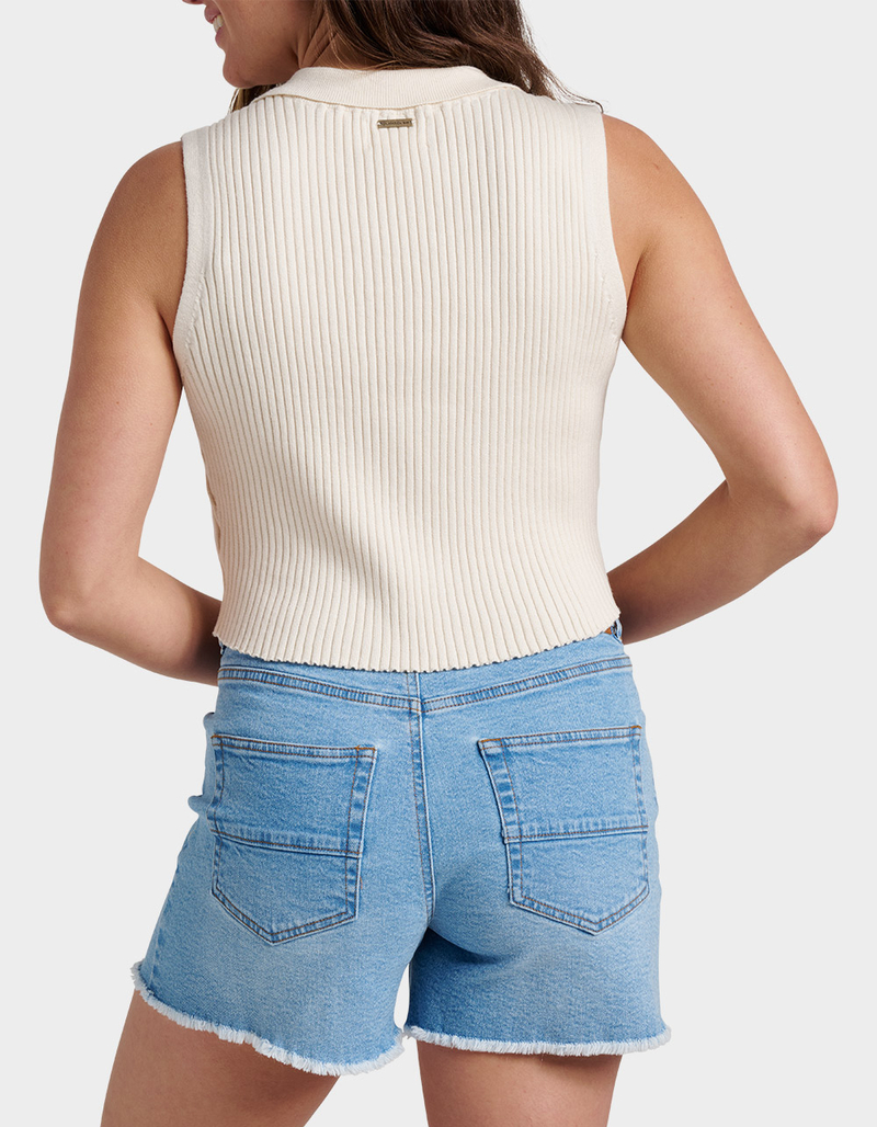 QUIKSILVER Sandbar Sleeveless Lace Up Womens Sweater image number 2
