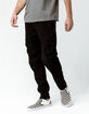 NITROUS BLACK Rooted Mens Cargo Jogger Pants image number 1