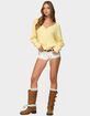 EDIKTED Francine Oversized V-Neck Cardigan image number 4