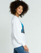 FULL TILT Bouquet Womens Oversized Tee image number 2