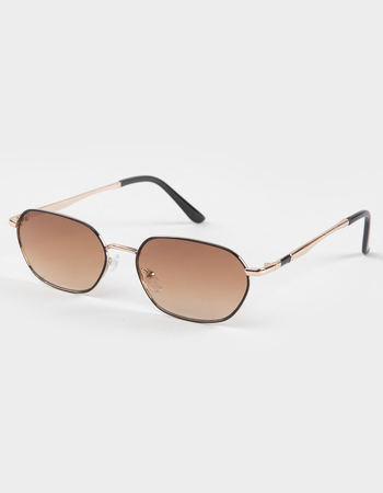 RSQ Metal Oval Gradient Sunglasses Primary Image