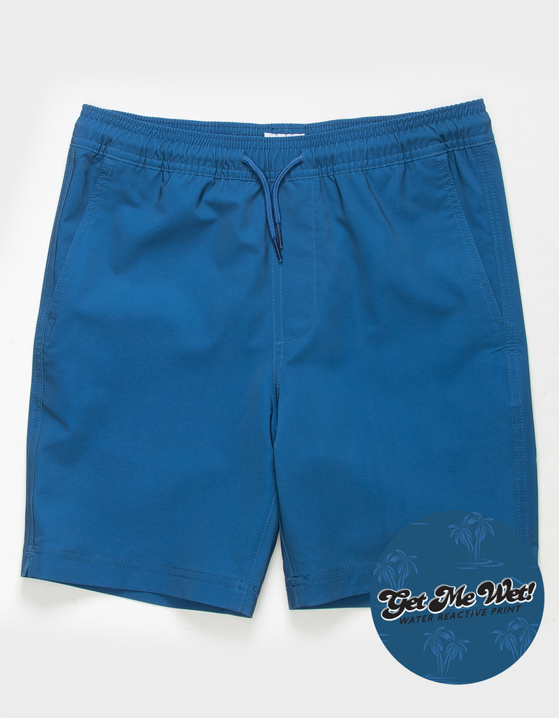 BLUE CROWN Tiburon Color Changing Boys Swim Shorts image number 1